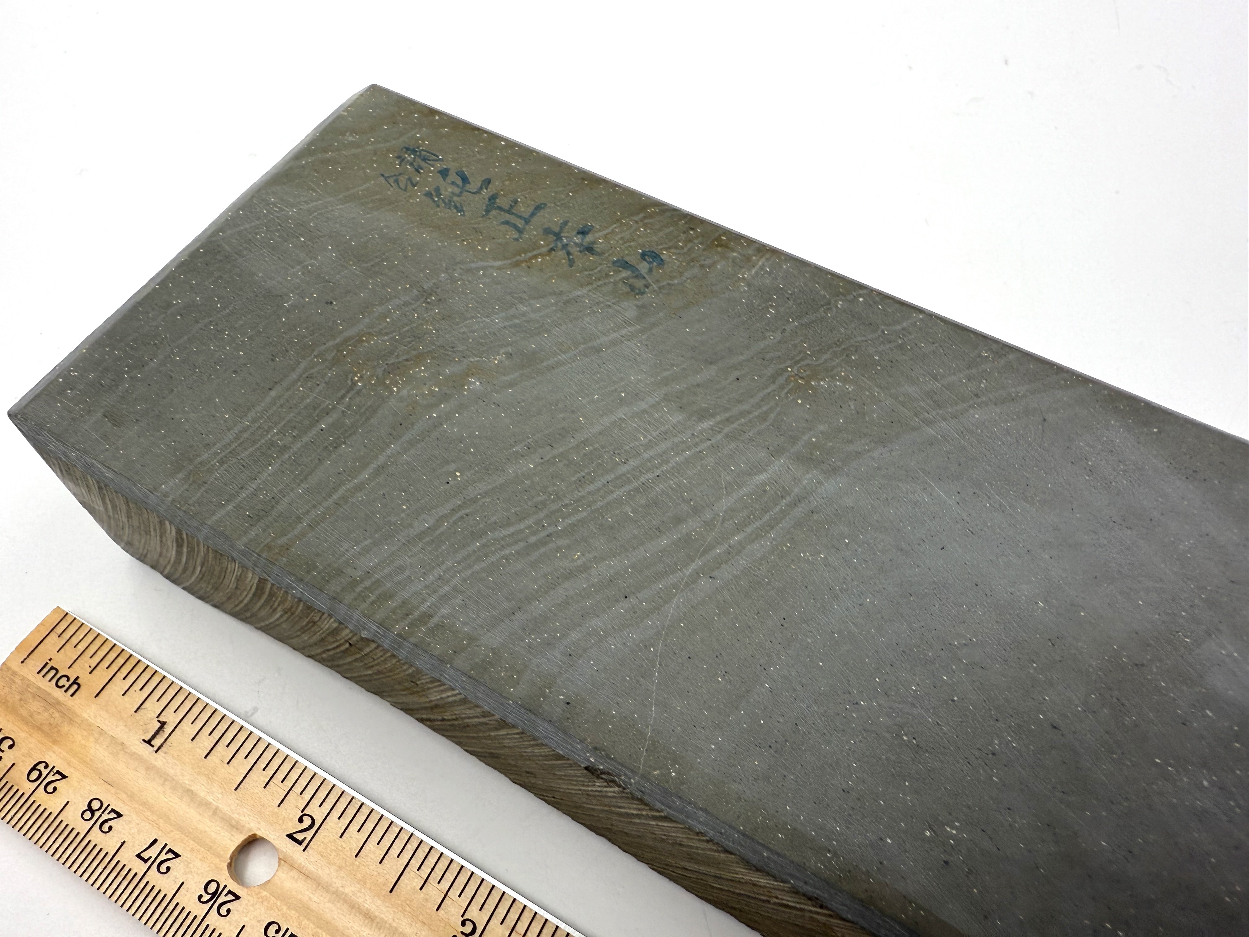 Nakayama Maruichi Asagi Kan Rare Japanese Natural Toishi Finishing Whetstone