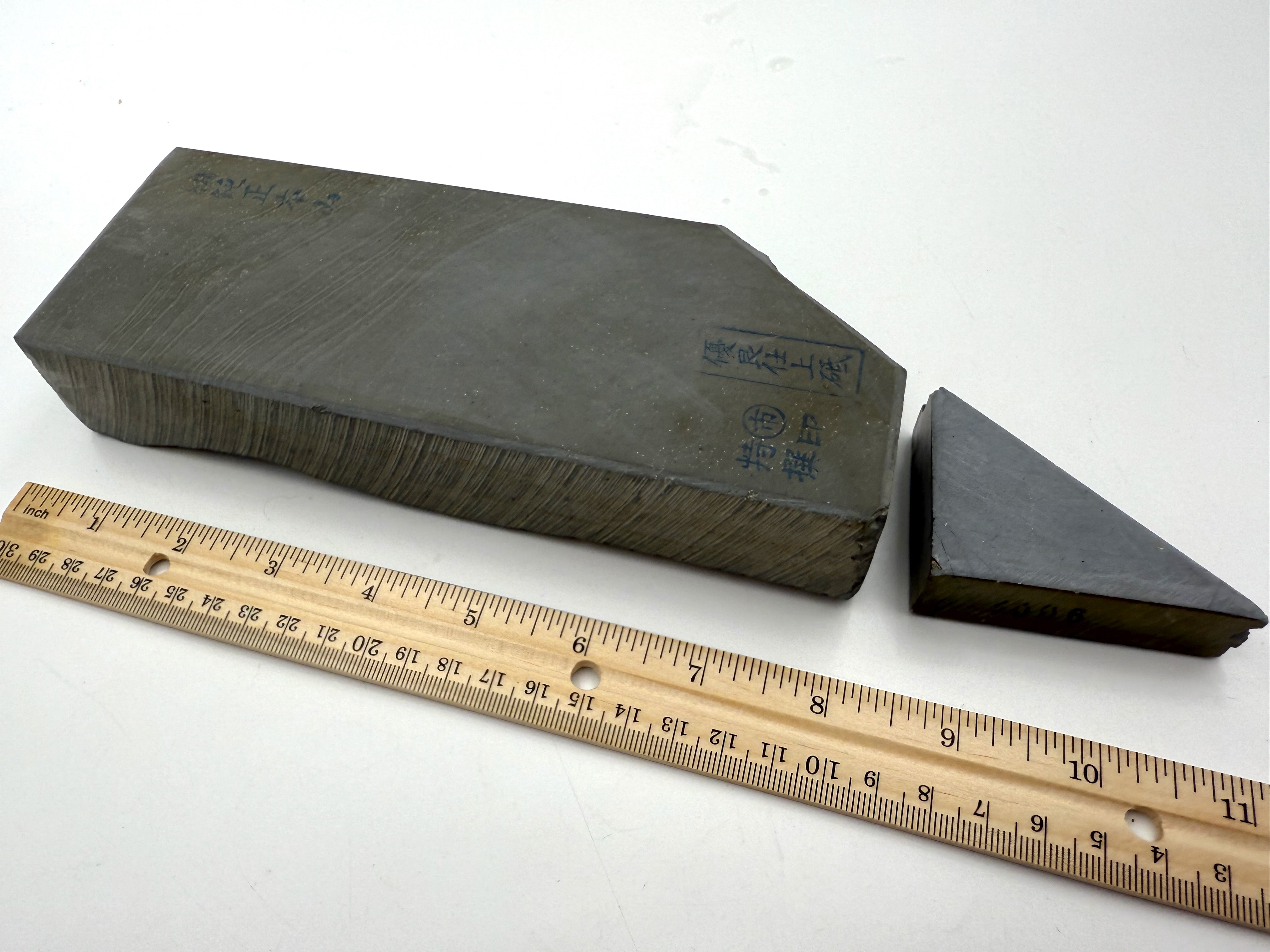 Nakayama Maruichi Asagi Kan Rare Japanese Natural Toishi Finishing Whetstone