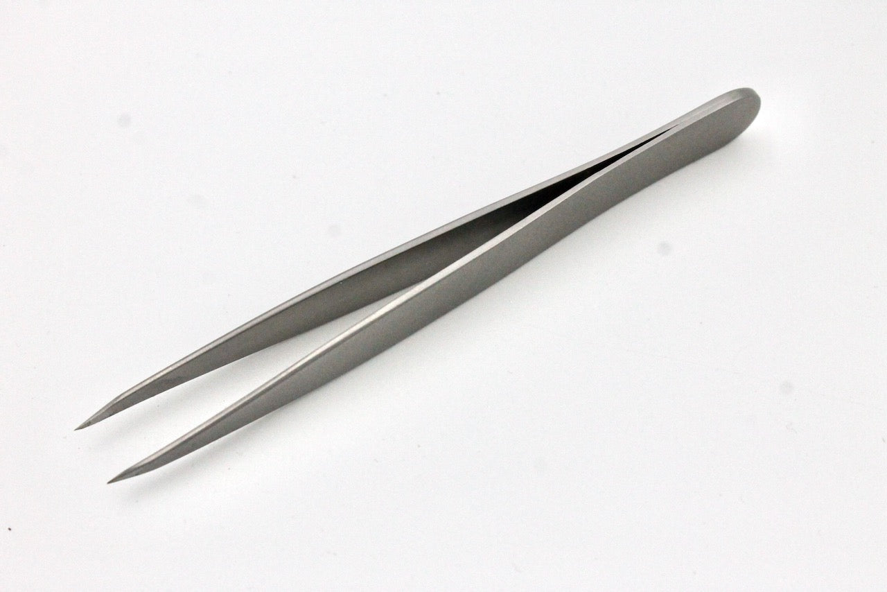 Niegeloh Stainless Steel Toplnox Precision Point Tweezer in Matte Finish