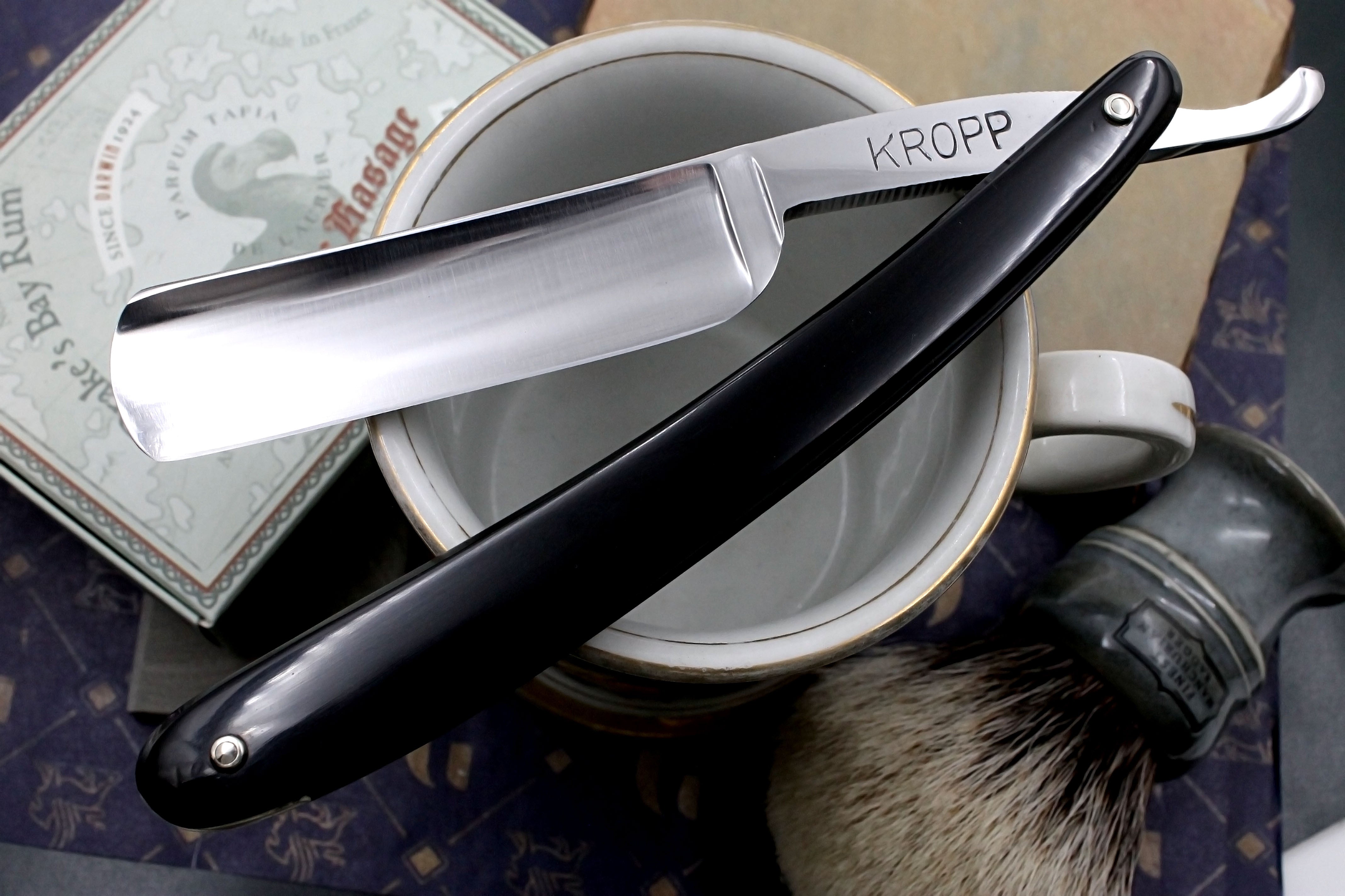 Kropp - Near Pristine Restored Big Blade 7/8- Vintage Sheffield Straight Razor - Shave Ready