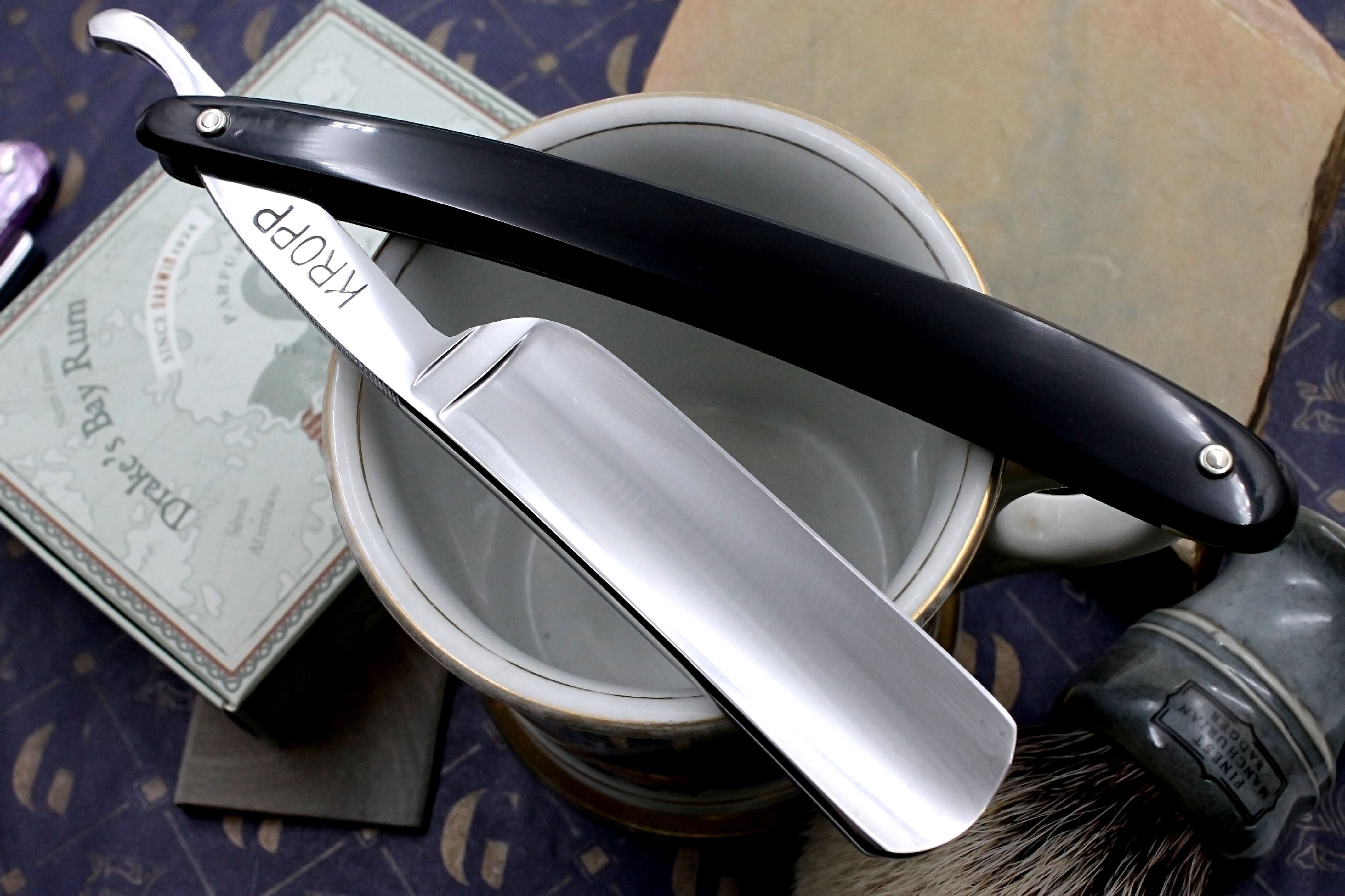 Kropp - Near Pristine Restored Big Blade 7/8- Vintage Sheffield Straight Razor - Shave Ready