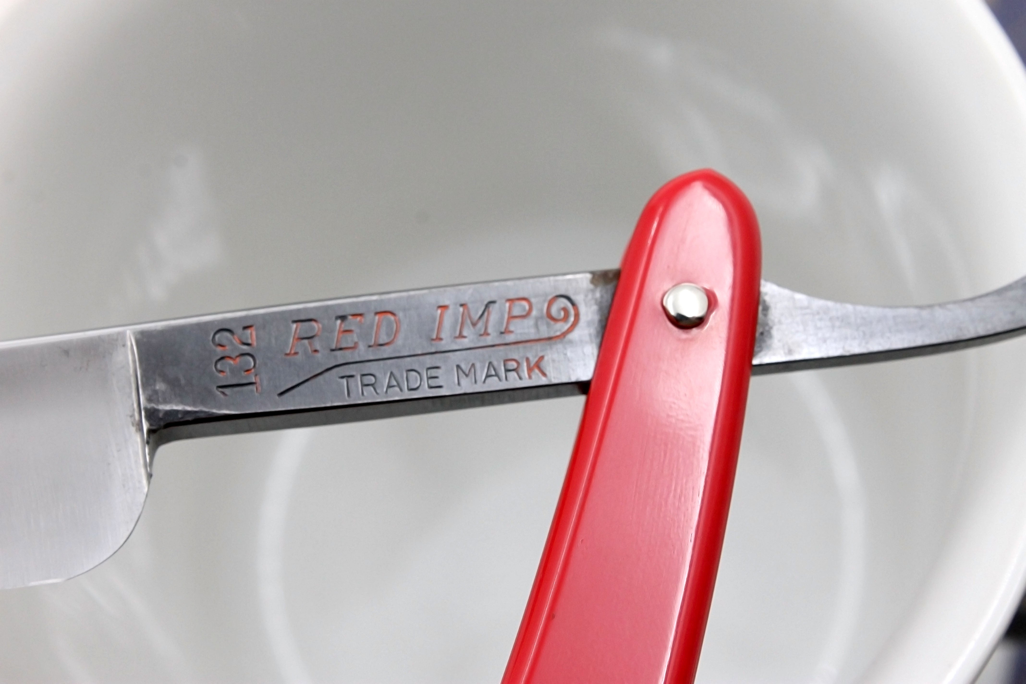 Case Red Imp Wedge 11/16 Blade - Excellent Vintage American Straight Razor - Shave Ready