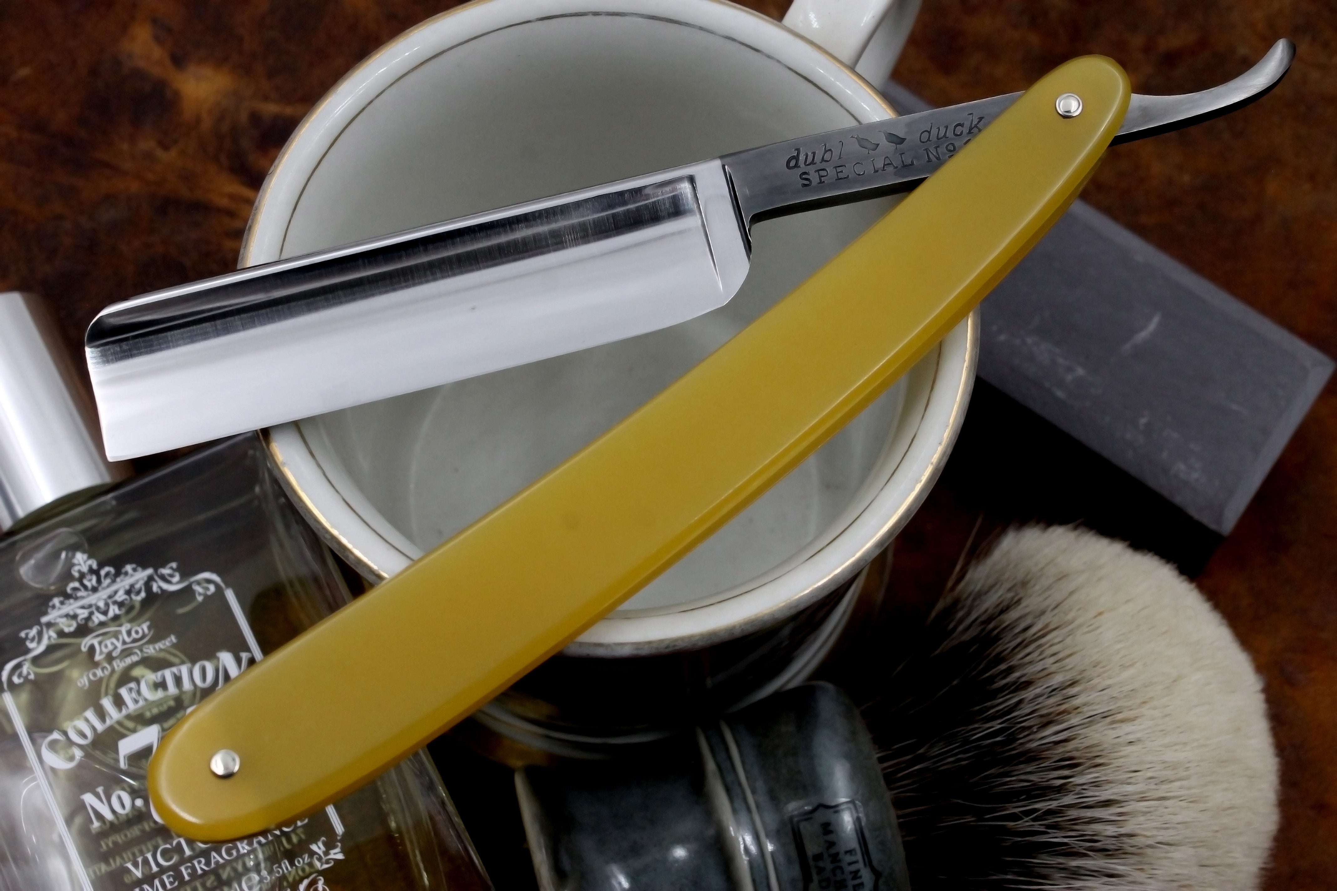 Dubl Duck Special No. 1 - 6/8 Blade - Near Mint Restored Vintage Solingen Straight Razor - Shave Ready