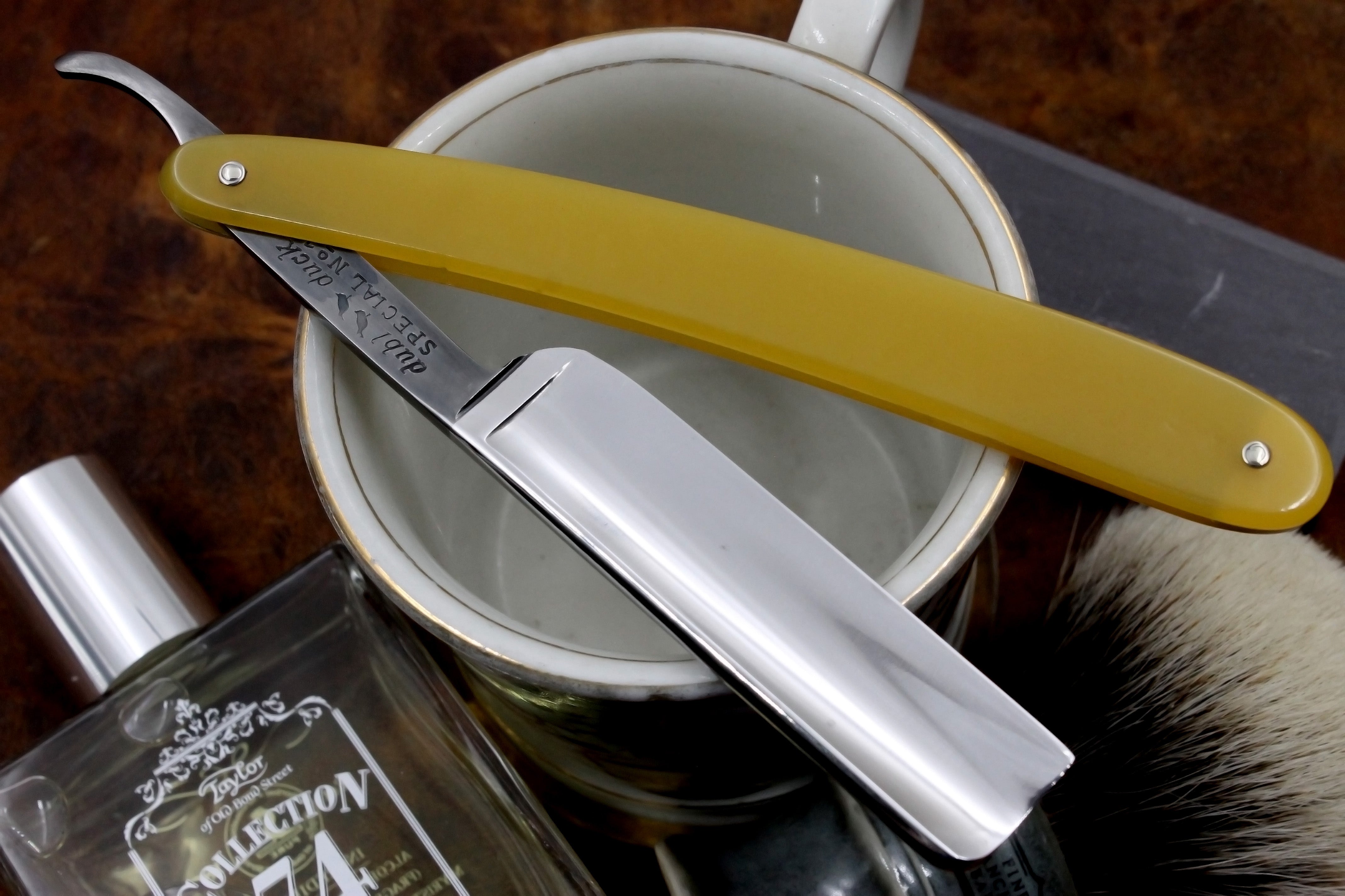 Dubl Duck Special No. 1 - 6/8 Blade - Near Mint Restored Vintage Solingen Straight Razor - Shave Ready