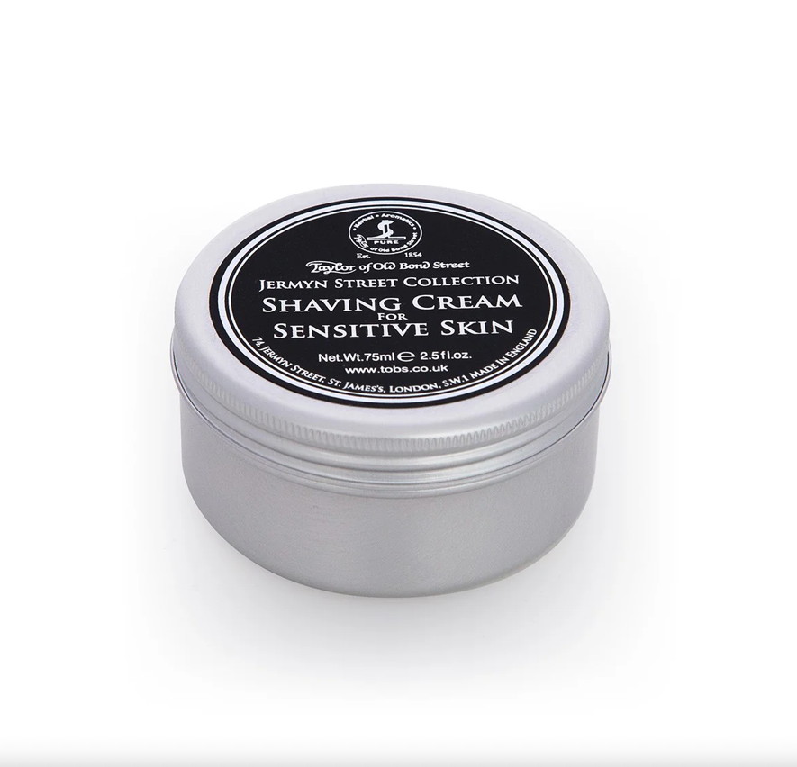 Taylor of Old Bond Street Jermyn Street Collection Rasiercreme für empfindliche Haut, 75 ml (2,5 oz)