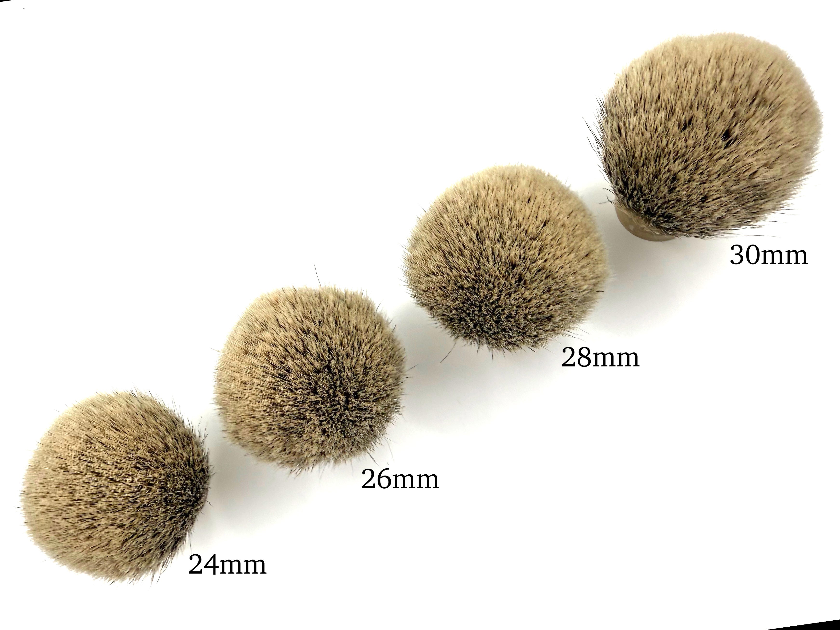 Silvertip Badger Shaving  Brush Knots - Bulb Shape