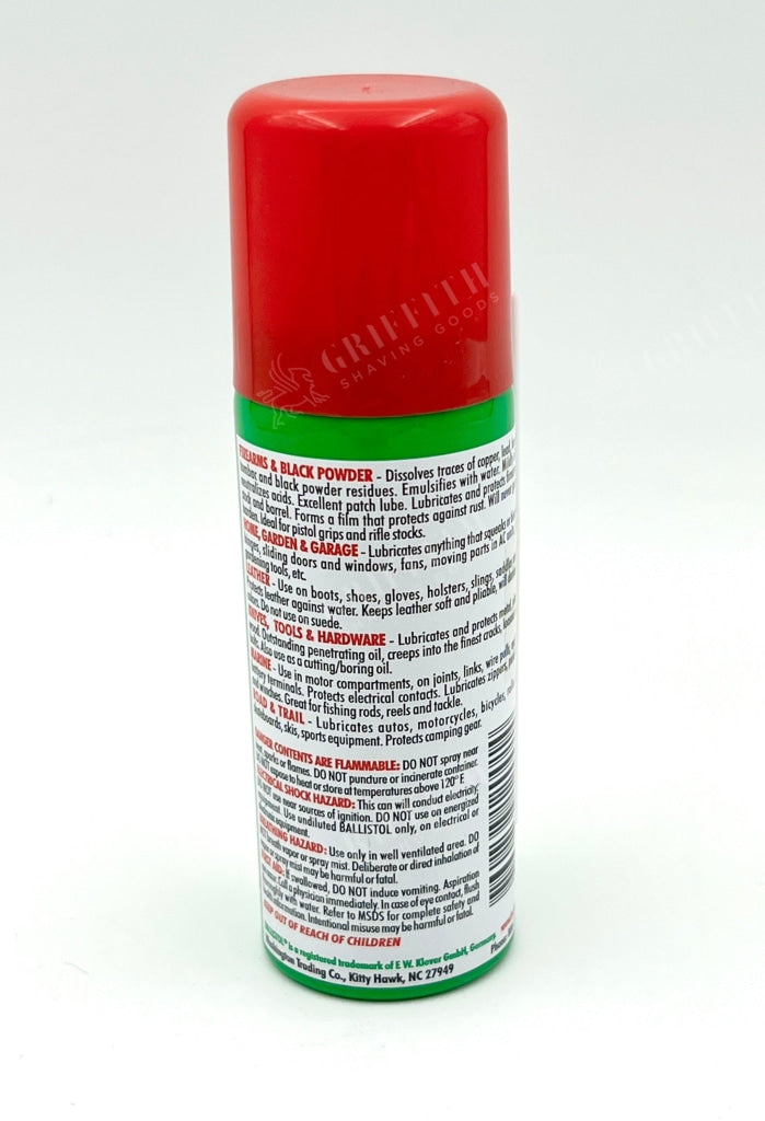 Ballistol Spray 400 ml Gun Cleaning Oil Multi-Purpose Lubricant Cleaner  Protective